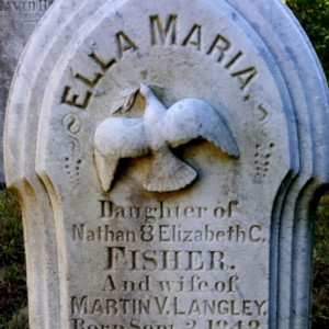 Gravestone of Fisher, Ella 1871