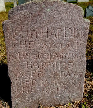 Gravestone of Harding, John 1704