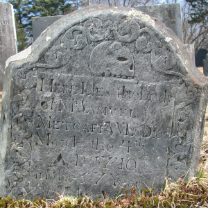 Gravestone of Metcalf, Samuel 1740