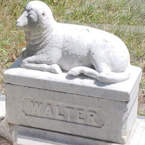 Gravestone of Walter Janes Brown
